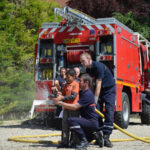 Navilly : pompiers et enfants